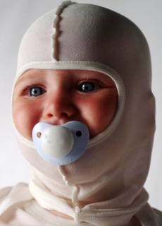Gesichtsmaske DermaSilk Kleinkinder zur Behandlung des seborrhoischen Ekzems